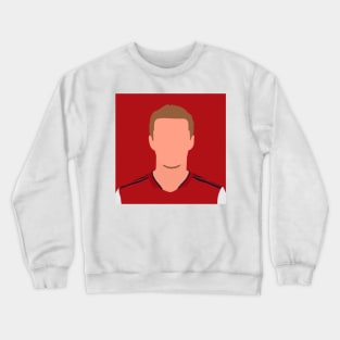 Martin Ødegaard Minimalistic Face Art Crewneck Sweatshirt